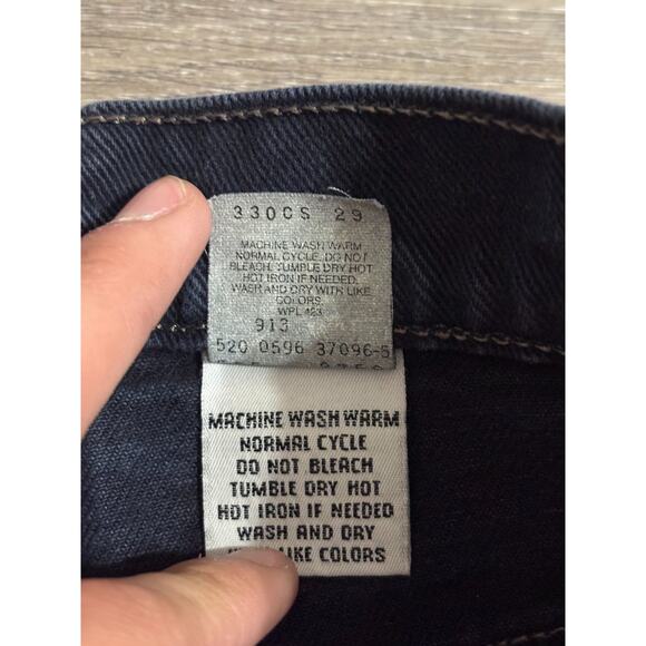 Vintage 90s Levi’s 555 Corduroy Relaxed Straight Pants Made In USA - Men's 30x30 - Picture 6 of 9